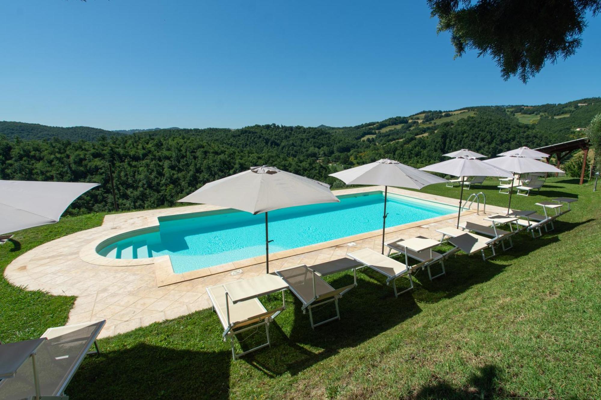 Antica Residenza Montereano Villa Gubbio Eksteriør billede